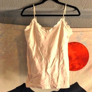 White camisole tank top